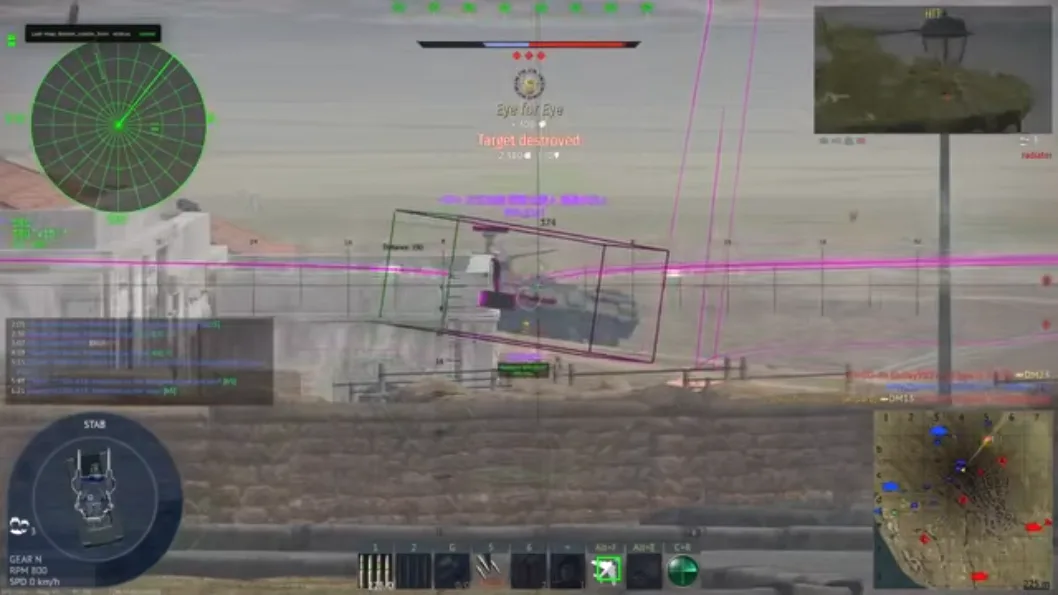 War thunder aimbot FOV overlay — war thunder hacks in-game preview