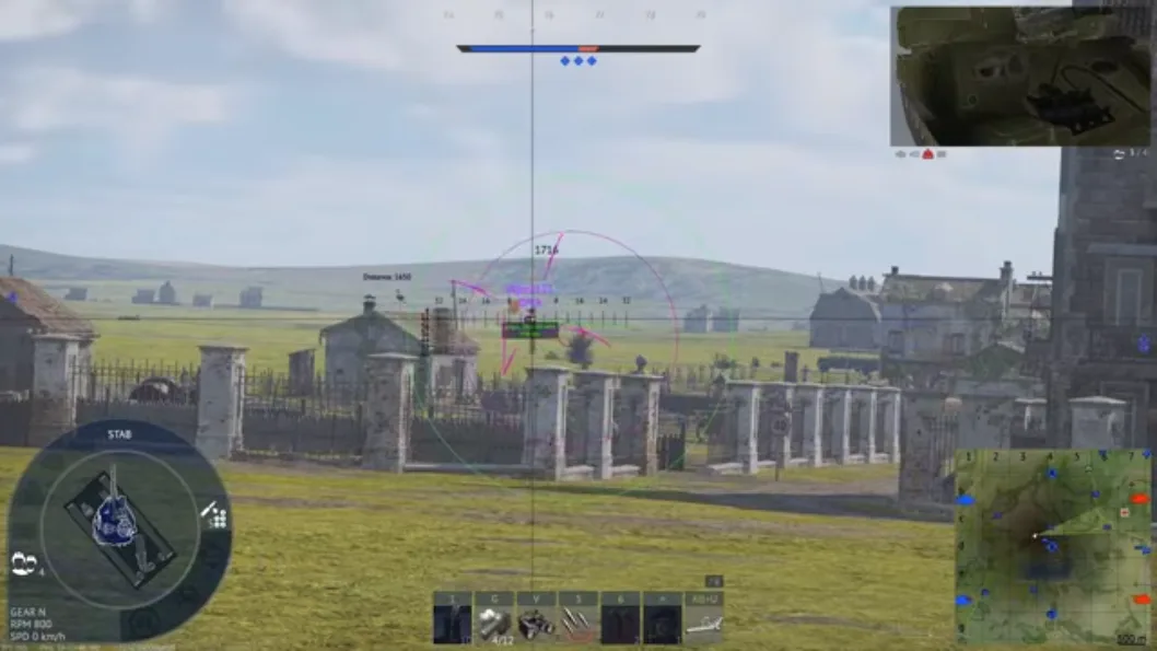 War thunder esp vehicle name and distance labels